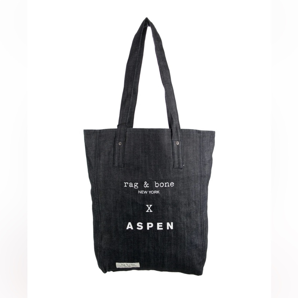 Rag & Bone X ASPEN Dark Denim SopperTote